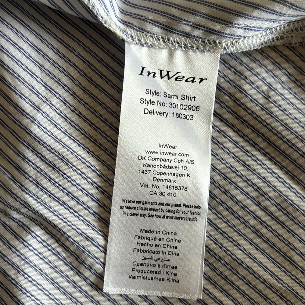 INWEAR Button Up Collared Top - Picture 8 of 8